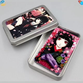 การ์ดเกม การ์ดการ์ตูน การ์ดอนิเมะ Anime Hell Girl Yan Moai 30 แผ่นกล่องเหล็กโปร่งแสง PVC ฟิล์มคอลเลกชันการ์ด อนิเมะ