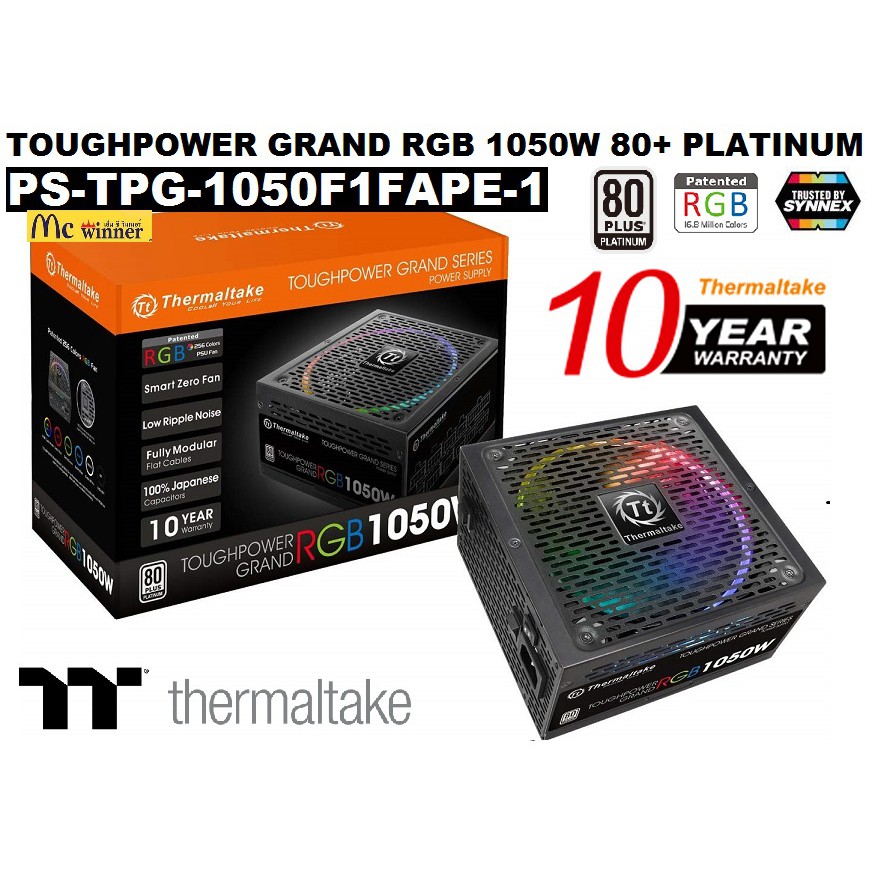 POWER SUPPLY (อุปกรณ์จ่ายไฟ) THERMALTAKE TOUGHPOWER GRAND RGB