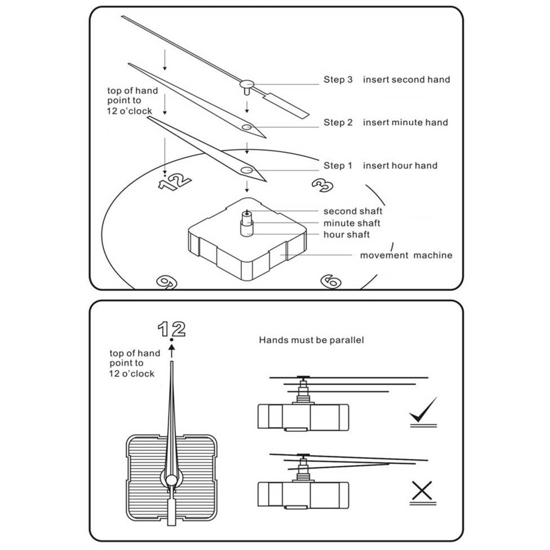 blala-อะไหล่กลไกนาฬิกาควอตซ์แขวนผนัง-diy-2-เข็ม-แบบเปลี่ยน