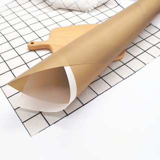 แผ่นกระดาษรองอบ กันลื่น ทนความร้อนสูง ใช้ซ้ำได้ สำหรับทำเบเกอรี