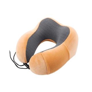 【บลูไดมอนด์】Portable U-Shape Magnetic Headrest 30x28cm Neck Pillow Memory Foam Travel Office Car Embrace Cervical Pillow