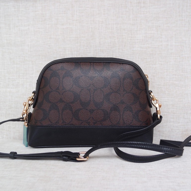 coach-coach-76674-กระเป๋าสะพาย-crossbody-กระเป๋าซิปกระเป๋าสะพายใบเล็กเปลือกหอยครึ่งดวง