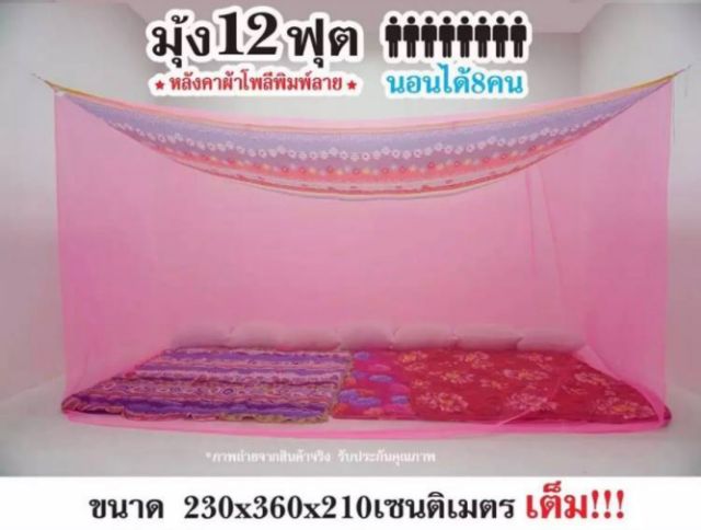 new-มุ้งเหลี่ยม-ตราซากุระ-ขนาด-12-ฟุต-jumbo-375-x-230-x-200-cm