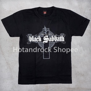 เสื้อยืดผ้าฝ้ายพรีเมี่ยม เสื้อวงสีดำ Black Sabbath TDM 1764 Hotandrock