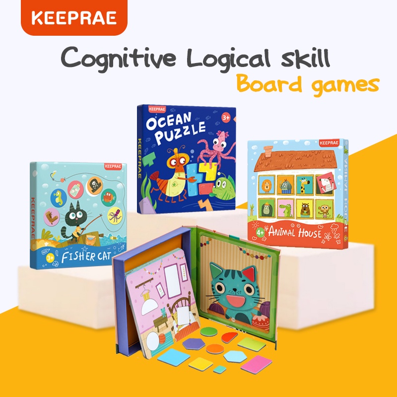 keeprae-logic-challenge-boardgame-บอร์ดเกมเสริมทักษะ-การเรียนรู้-ของเล่นเสริมพัฒนาการ-ของเล่นเด็ก