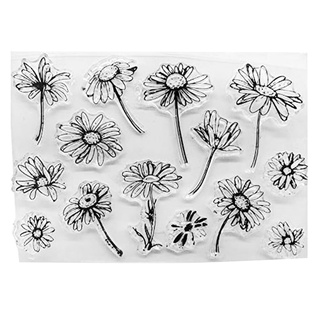 ภาพหน้าปกสินค้าST❀ Daisy Flower Silicone Clear Seal Stamp DIY Scrapbooking Embossing Photo Album Decorative Paper Card ที่เกี่ยวข้อง