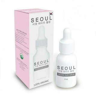 Seoul Organic Aloe Serum & white serum
