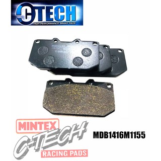 MINTEX C-Tech ผ้าเบรคเกรด Hi Performance ซี่รีย์ M1155 คู่หน้า SUBARU Forrester 2.2 ปี 1999, Impreza 2.0, 2.2 WRX Turbo