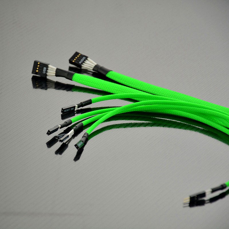 สายถักต่อหน้าเคส-สวิตซ์เปิด-ปิด-รีสตาร์ท-เสียง-usb-ledต่างๆ