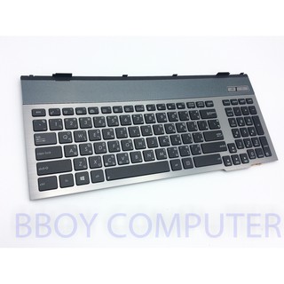 ASUS Keyboard คีย์บอร์ด ASUS G55 G55V G55VW G57 G57V G57VW ไทย-อังกฤษ พร้อมเฟรม