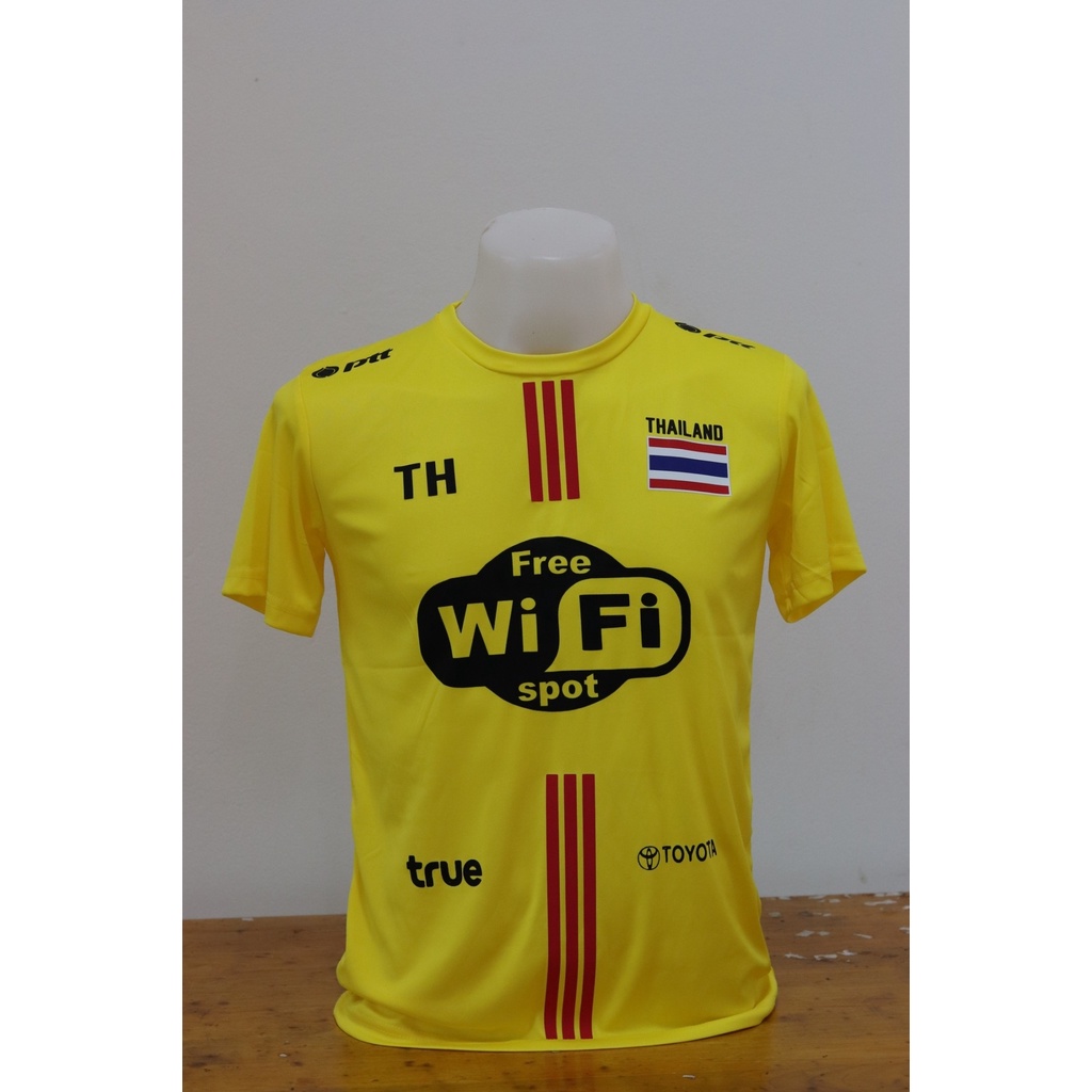 โปรโมชั่นสุดคุ้ม-เสื้อคอกลม-3-แถบ-wifi-ราคา-199-บาท-เสื้อสวมใส่สบาย-เหมาะกับทุกเพศ-จัดส่งทั่วประเทศ