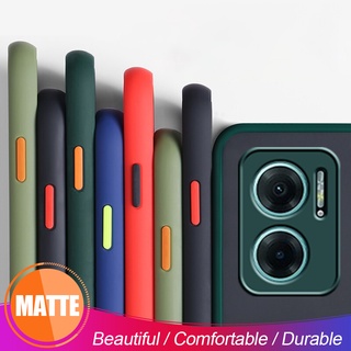 เคสโทรศัพท์มือถือ PC แข็ง โปร่งแสง ผิวด้าน ป้องกันเลนส์กล้อง สําหรับ Xiaomi Redmi 10 5G Redmi 10 2022 Redmi10 10A 10C