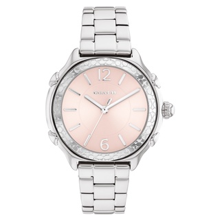 COACH Suzie รุ่น CO14503903 นาฬิกาข้อมือผู้หญิง สายสแตนเลส Silver/Pink หน้าปัด 36 มม.