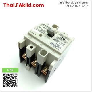 พร้อมส่ง,(D)Used*, NF30-FA No Fuse breaker ,เบรกเกอร์โนฟิวส์ สเปค 3P 30A ,MITSUBISHI (66-002-644)