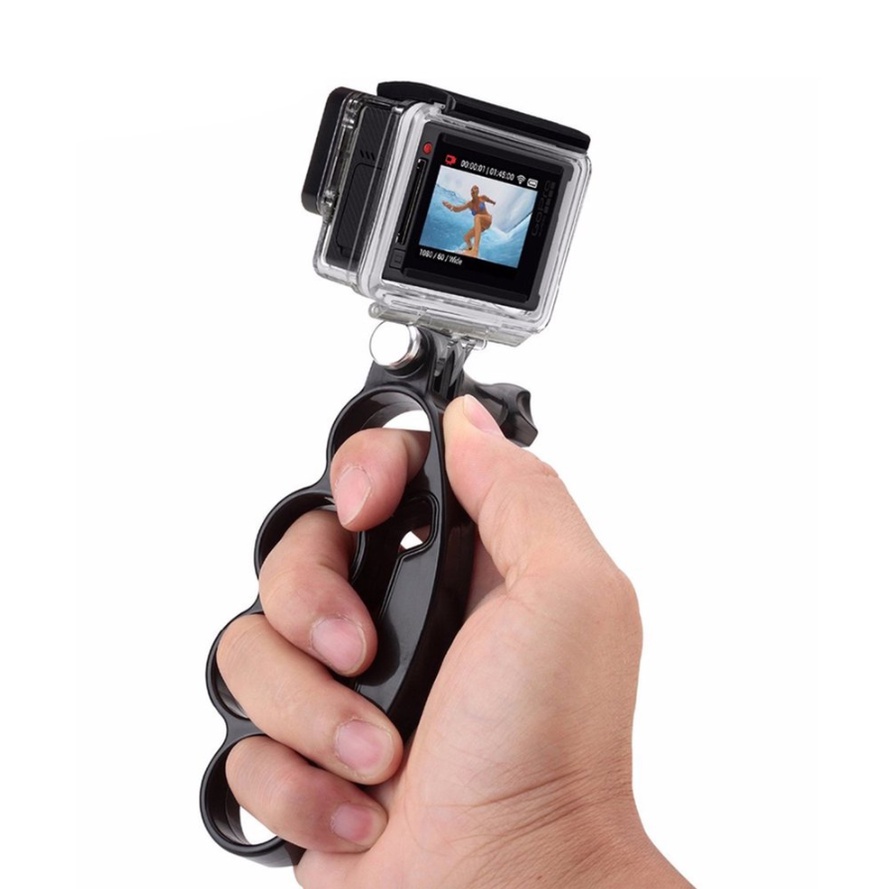 ขาจับ-gopro-ขาจับเซลฟี่-ขาตั้งกล้องเซลฟี่แบบถือ-handheld-knuckle-finger-grip-mount-selfie-accessory-for-action-cam