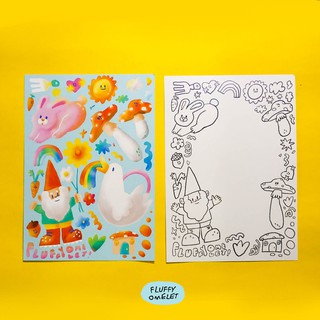 FLUFFY OMELET - GNOME N FRIENDS CARD