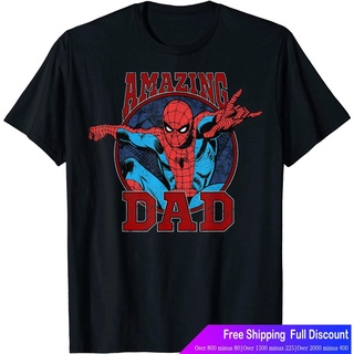 เสื้อยืดลำลอง Marvel Spider-Man Fathers Day Amazing Dad Graphic T-Shirt T-Shirt T-Shirt4(|