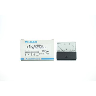 YS-206NAA  B 0-10-30A ; 10/5A MITSUBISHI AMMETER