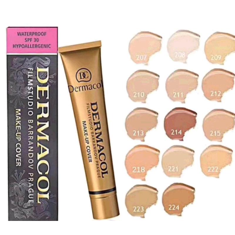 Dermacol DC รองพื้นกันน้ำสำหรับแต่งหน้า