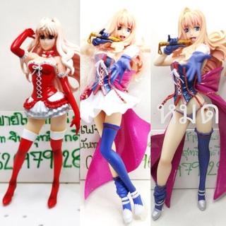 (แท้/มือสอง) Banpresto Sheryl Nome Ichiban Kuji Premium Macross F Macross Frontier, (Xmas Costume version) DX Figure