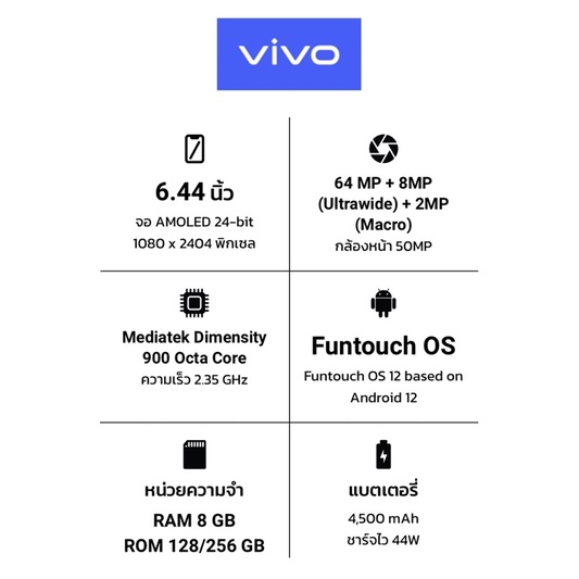 new-vivo-v25-8-128-5g-เครื่องใหม่ศูนย์ไทย-มีประกันศูนย์ไทยทั่วประเทศ