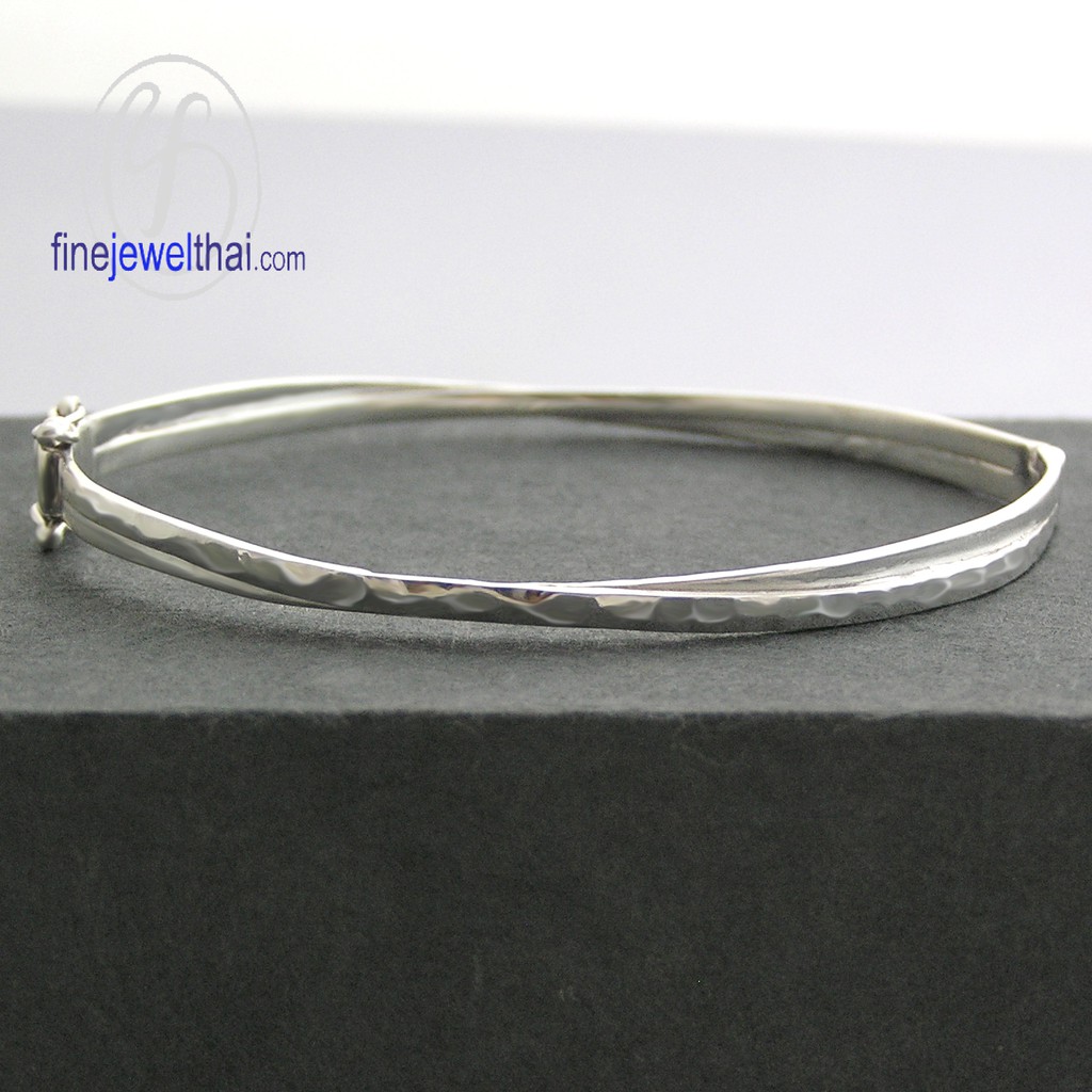 finejewelthai-กำไล-กำไลเงินแท้-เงินแท้-bangle-silver-design-g100200h