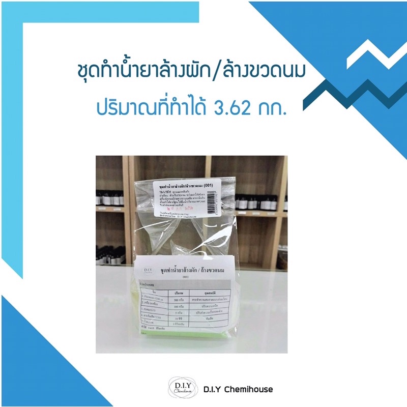 ชุดทำน้ำยาล้างผัก-ล้างขวดนม-ราคา-85-บาท