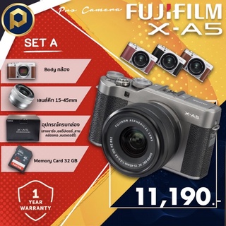 Fujifilm X-A5 เวอร์ชั่นล่าสุด (รับประกัน 1 ปีเต็ม) เมนูไทย🇹🇭