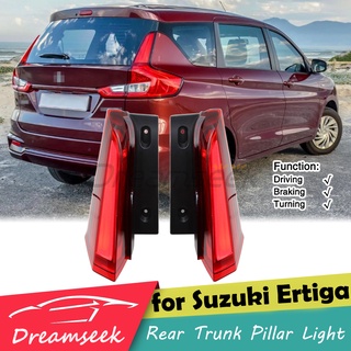 เสาไฟท้ายรถยนต์ LED เลนส์สีแดง สําหรับ Suzuki Ertiga NC 2018 2019 2020 2021 2022 2023