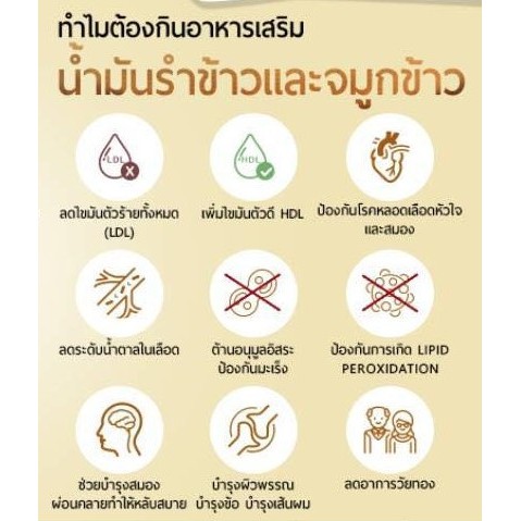 ผลิตภัณฑ์เสริมอาหารน้ำมันรำข้าวและจมูกข้าว-อภัยภูเบศร