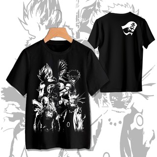 HH One Piece เสื้อยืดลายวันพีชสุดคูล ผ้านุ่มเบาสบาย เสื้อยืดผ้าฝ้าย