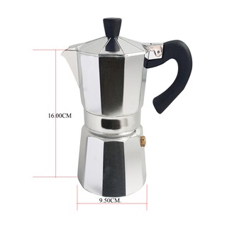 by Scanproducts หม้อต้มกาแฟสด Mokapot ขนาด 6 ถ้วย/300ml. By Scanproducts Moka Pot 6 cup Premium