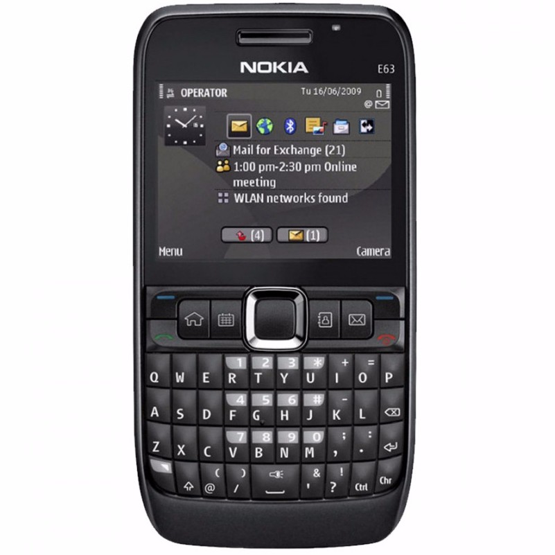 โทรศัพท์มือถือโนเกียปุ่มกด-nokia-e63-สีดำ-3g-4g-รุ่นใหม่2020