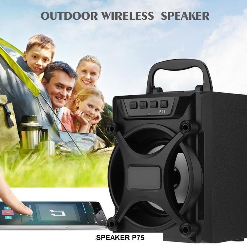 ลำโพงบลูทูธพร้อมวิทยุในตัว รุ่น P-78 ใช้ USB/TF-Card+ Bluetooth+วิทยุ ...