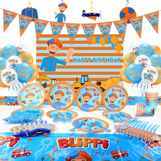 Blippi ของเล่นการเรียนการสอนสําหรับตกแต่งปาร์ตี้วันเกิด