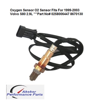 Oxygen Sensor O2 Sensor Rear Left Fits For 1999-2003 Volvo S80 2.9L ***Part No# 0258006447 8670130