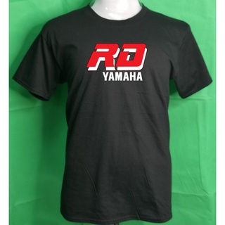 เสื้อยืดลําลอง ผ้าฝ้าย 100% แขนสั้น คอกลม พิมพ์ลาย YAMAHA RD lelaki สีดํา พลัสไซซ์ XS-3XL ของขวัญวันเกิด สําหรับผู้ชาย