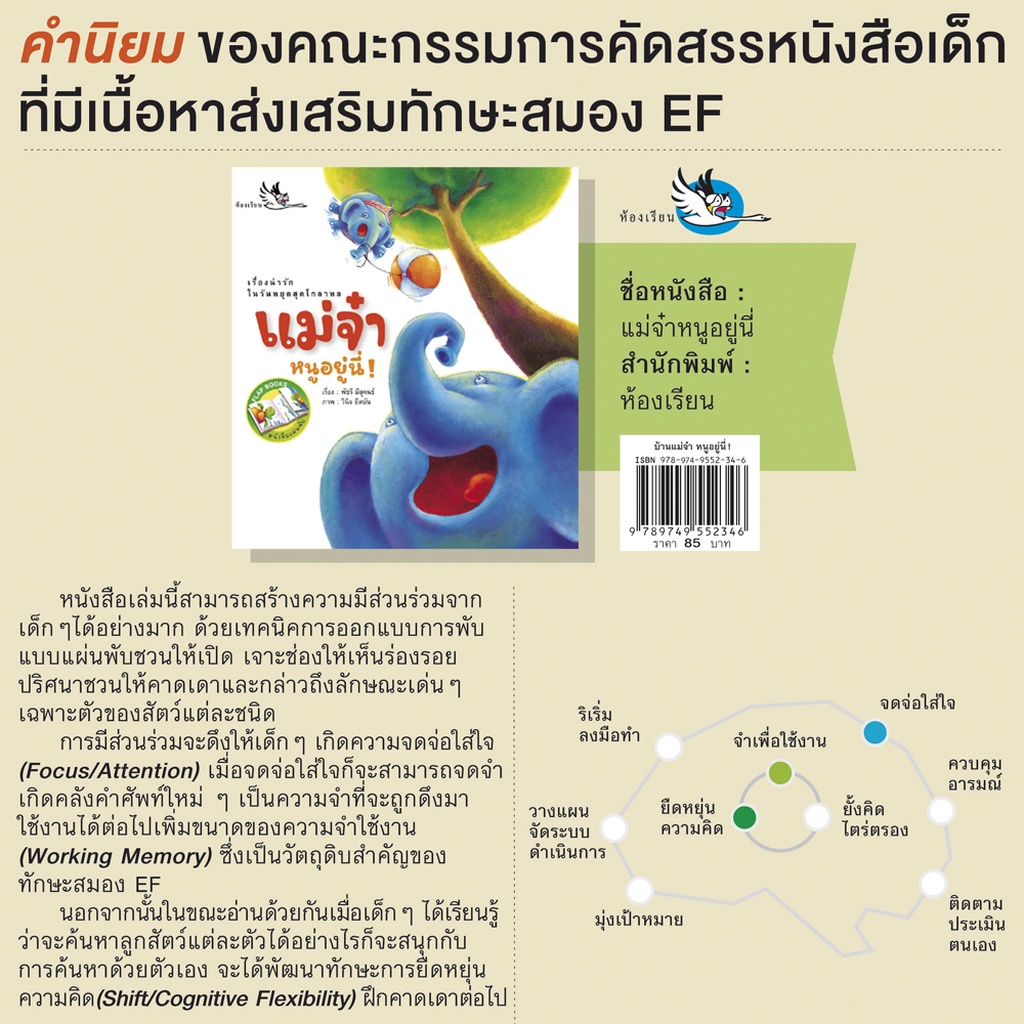 ห้องเรียน-หนังสือนิทาน-ef-แม่จ๋าหนูอยู่นี่-นิทาน-flap-book-สนุกกับการเปิดปิดหน้ากระดาษ-หนังสือรางวัล