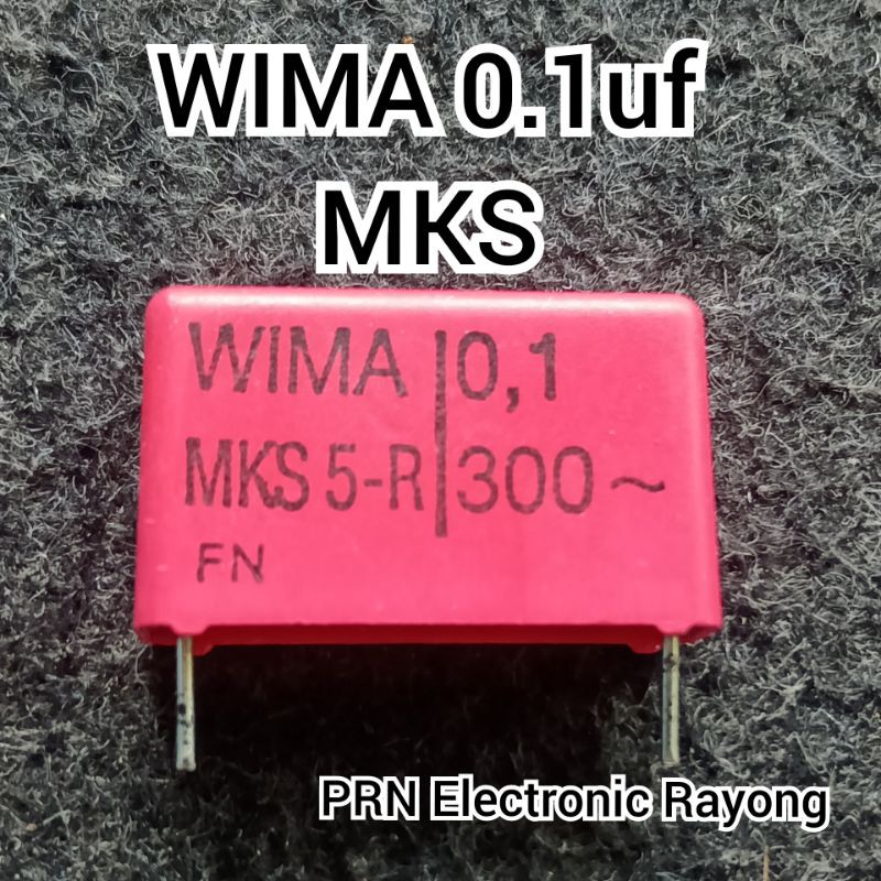 WIMA 0.1uf 300V MKS คาปาซิเตอร์ ตัวเก็บประจุ 5 ชิ้น | Shopee Thailand