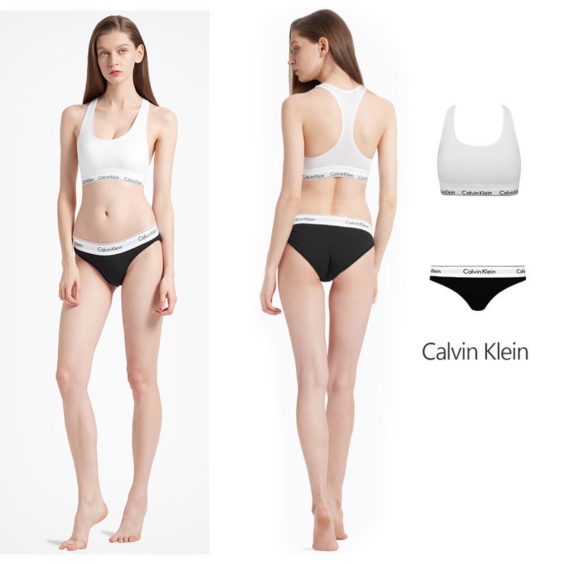 calvin-klein-ชุดชั้นใน-ผู้หญิง-กางเกงชั้นใน-เซตชุดชั้นใน-ck-sport-bra-เสื้อชั้นใน-กางเกงใน-ผ้านิ่มใส่สบาย-เสื้อใน-บรา