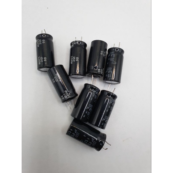 capacitor-ไม่มีขั้ว-100uf35v-6-8uf35v-220uf50v-ตัวเก็บประจุ-cb-แพ็ค5ตัว