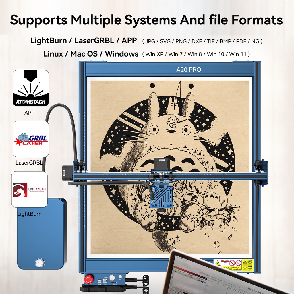 atomstack-a20-pro-20w-พร้อมปั๊มลม-f30-เครื่องแกะสลักเกรดอุตสาหกรรม-เครื่องแกะสลักเลเซอร์-ตัดพลาสติก-อะคริลิก-ไม้-สแตนเลส-เครื่องแกะสลักเลเซอร์