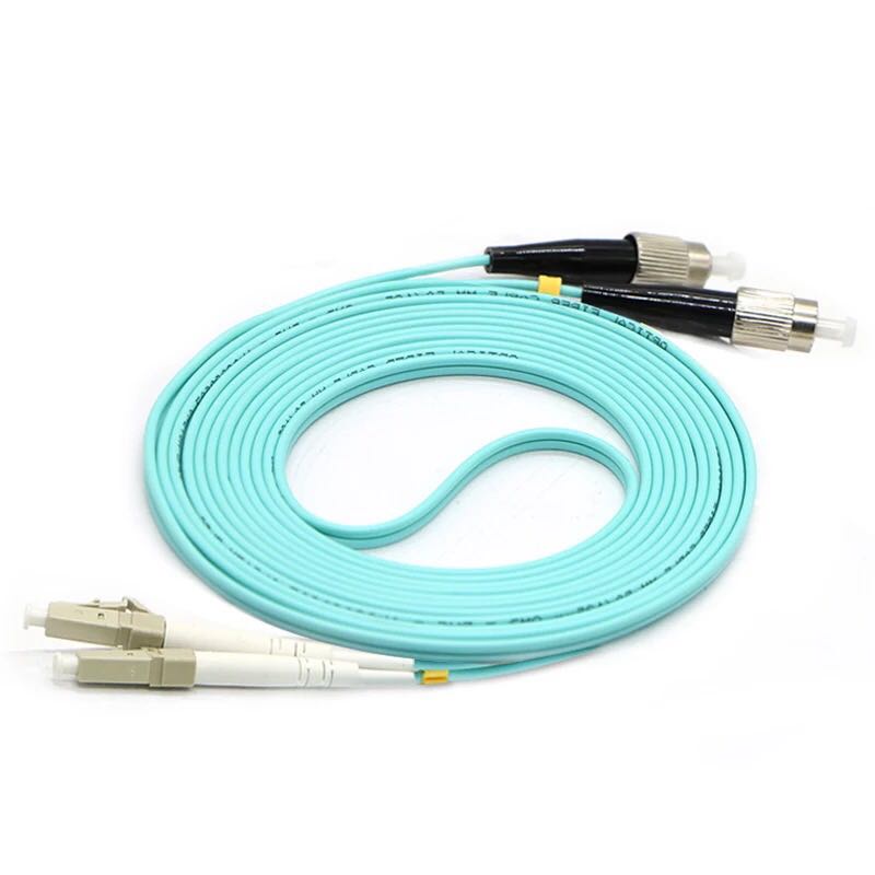 lc-upc-fc-upc-multi-mode-om3-fiber-duple-jumper-2-core-patch-cord-multimode-3m-5m-10m-25mfiber-optic-repair-cable