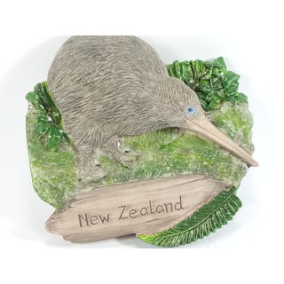 แม่เหล็กติดตู้เย็นนานาชาติสามมิติ รูปนกกีวี นิวซีแลนด์ 3D fridge magnet Kiwi Bird New Zealand