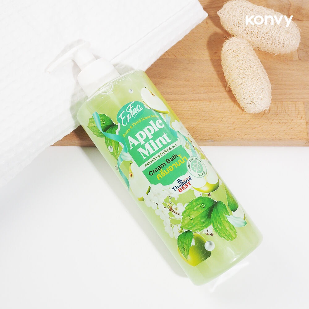 EXFAC Anti-Bac Apple Mint Shower Cream 480ml เอ็กซ์แฟค ครีมอาบน้ำ แอป ...