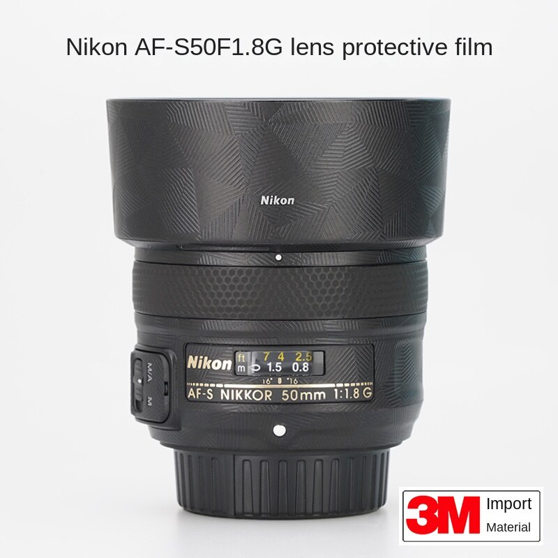 ภาพหน้าปกสินค้าฟิล์มสติกเกอร์ป้องกันเลนส์กล้อง สําหรับ NikonAF-S 50F1.8G 50 1.8 3M