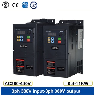 Vfd ตัวควบคุมความเร็วมอเตอร์อินเวอร์เตอร์ 3 เฟส เอาท์พุท 380V 3KW 4KW 5.5KW 7.5KW ตัวแปลงความถี่ ไดร์ฟตัวแปร