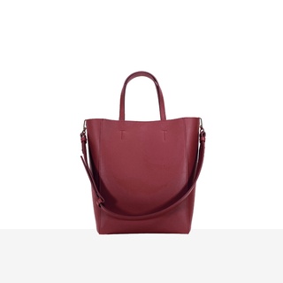 ราคาknack.bag -Tote bag size mini รุ่น Everyday-Burgundy(สีเบอร์กันดี) กระเป๋าถือกระเป๋าสะพาย