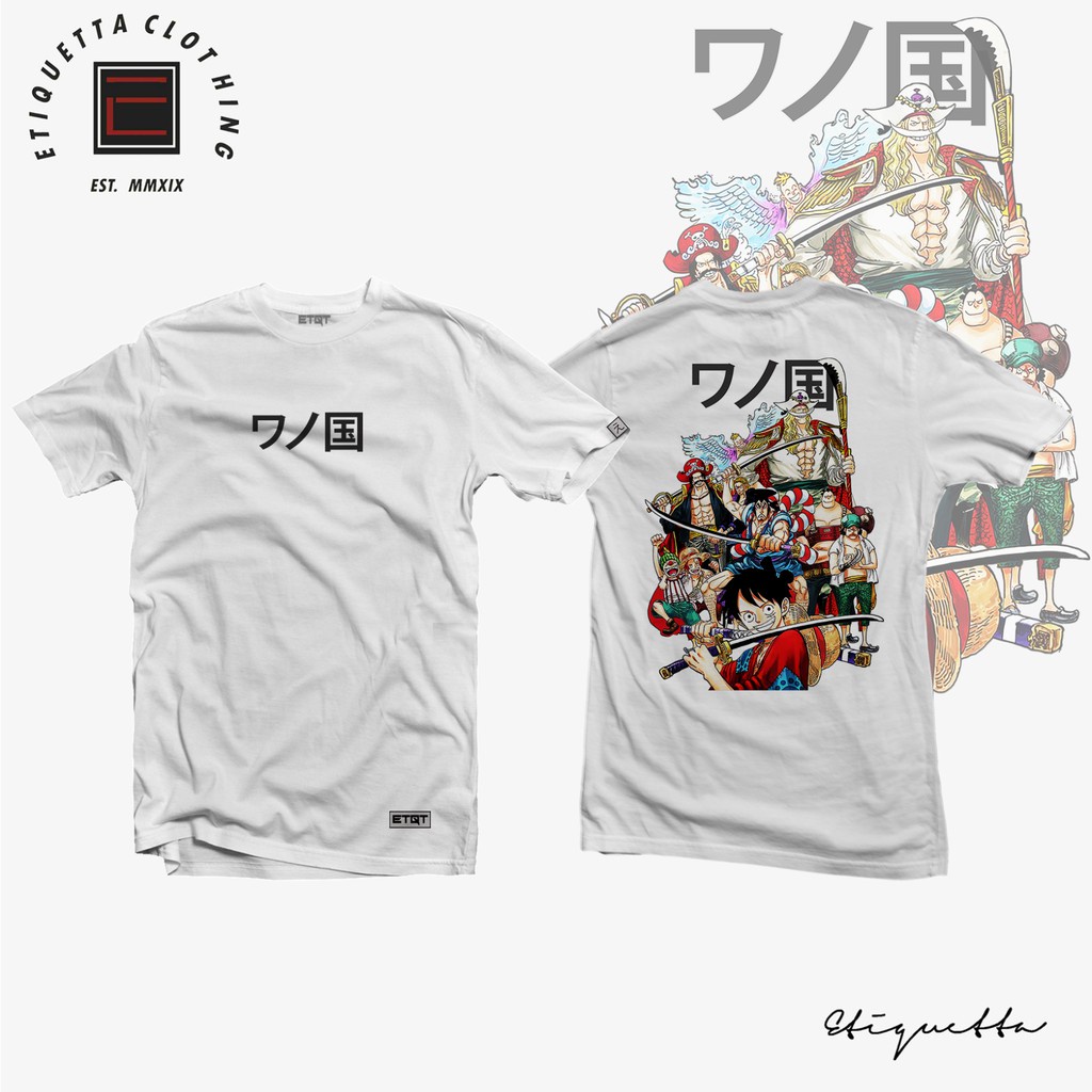 anime-shirt-etqt-one-piece-wano-arc-เสื้อคู่-ผ้านำเข้า-พร้อม