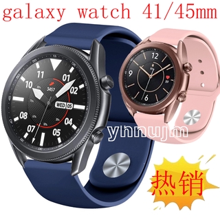 ภาพหน้าปกสินค้าสายนาฬิกาข้อมือซิลิโคน อุปกรณ์เสริมสมาร์ทวอทช์ สำหรับ Samsung galaxy watch 3 45 มม. 41 มม. ที่เกี่ยวข้อง